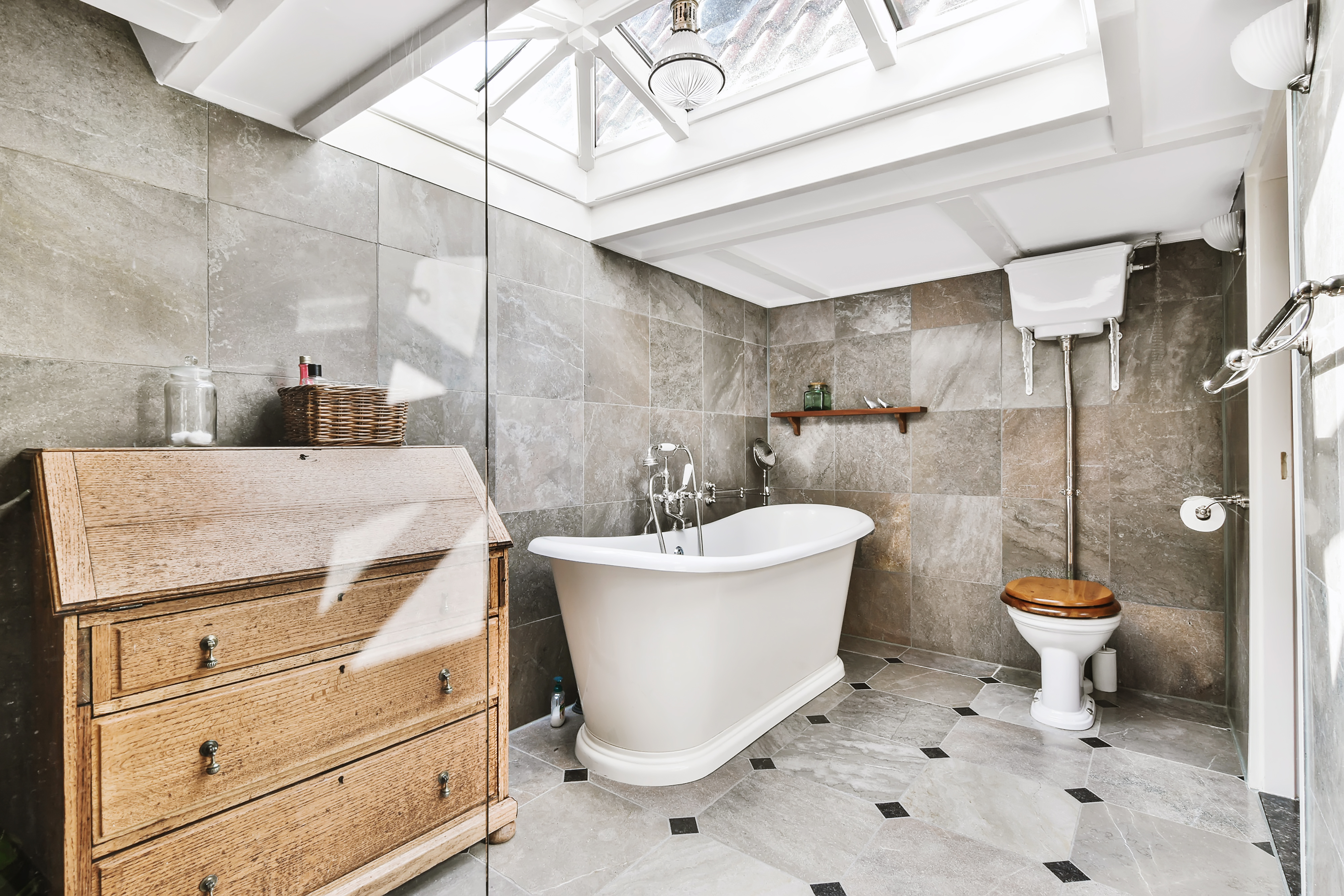 Modern bathroom interior